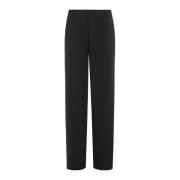 Dubbel Gespte Broek Federica Tosi , Black , Dames