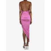 Pre-owned Viscose dresses Alexandre Vauthier Pre-owned , Pink , Dames