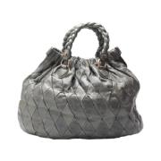 Pre-owned Leather shoulder-bags Miu Miu Pre-owned , Gray , Dames