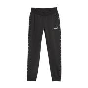 Sportieve Tape Zwarte Broek Puma , Black , Dames