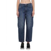 Cargo Jeans met knoopsluiting Stella McCartney , Blue , Dames