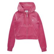 Hot Pink Madison Hoodies Juicy Couture , Pink , Dames