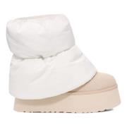 Mini Puffer Jas UGG , Beige , Dames