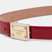 Pre-owned Leather belts Dolce & Gabbana Pre-owned , Red , Dames