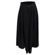 Pre-owned Wool bottoms Chloé Pre-owned , Black , Dames