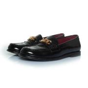 Pre-owned Leather flats Valentino Vintage , Black , Dames