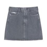 Gewone denim minirok Marc O'Polo , Gray , Dames