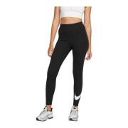 Dames Logo Leggings Nike , Black , Dames