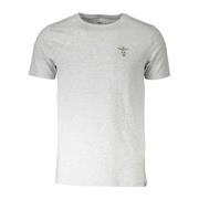 Omkeerbaar T-shirt Grijs Korte Mouw Logo Aeronautica Militare , Gray ,...