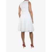 Pre-owned Cotton dresses Celine Vintage , White , Dames