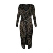 Elegante Jurk voor Vrouwen Liu Jo , Black , Dames