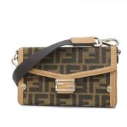 Pre-owned Canvas fendi-bags Fendi Vintage , Brown , Dames