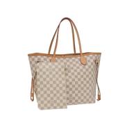 Pre-owned Canvas totes Louis Vuitton Vintage , Beige , Dames