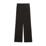 Zwarte Straight Fit Broek Patrizia Pepe , Brown , Dames