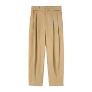 Gebelte Broeken Jil Sander , Beige , Heren