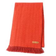 Pre-owned Wool scarves Hermès Vintage , Red , Dames