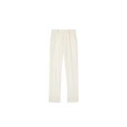 Elegante Wollen Broek Loro Piana , Beige , Heren