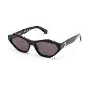 Oeri13H 1007 Sunglasses Off White , Black , Unisex