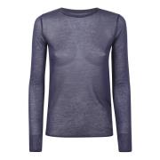 Blauwe Micromodal Cashmere T-shirts en Polos Majestic Filatures , Blue...