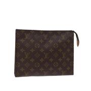 Pre-owned Canvas louis-vuitton-bags Louis Vuitton Vintage , Brown , Da...