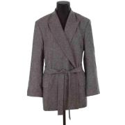 Pre-owned Wool outerwear Acne Studios Pre-owned , Gray , Dames