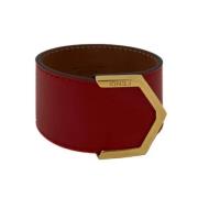 Pre-owned Leather bracelets Fendi Vintage , Red , Dames