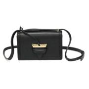 Pre-owned Leather shoulder-bags Loewe Pre-owned , Black , Dames