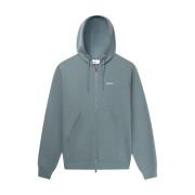 Goblin Blauwe Zip Through Hoodie Balr. , Blue , Heren