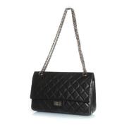 Pre-owned Leather chanel-bags Chanel Vintage , Black , Dames