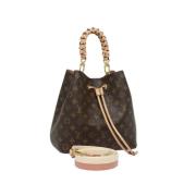 Pre-owned Canvas louis-vuitton-bags Louis Vuitton Vintage , Brown , Da...