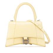 Pre-owned Leather balenciaga-bags Balenciaga Vintage , Yellow , Dames