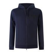 Stijlvolle Sweatshirt voor Mannen Emporio Armani EA7 , Blue , Heren