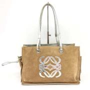 Pre-owned Fabric handbags Loewe Pre-owned , Brown , Dames