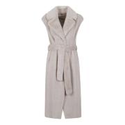 Polyester Jas, Gemaakt in Italië Herno , Beige , Dames