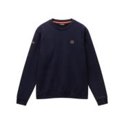 Heren B-Badge Sweatshirt Napapijri , Blue , Heren