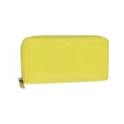 Pre-owned Plastic wallets Louis Vuitton Vintage , Yellow , Dames