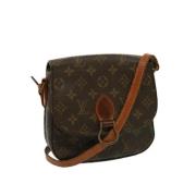 Pre-owned Canvas louis-vuitton-bags Louis Vuitton Vintage , Brown , Da...