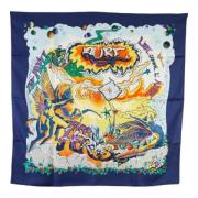 Pre-owned Silk scarves Hermès Vintage , Multicolor , Dames