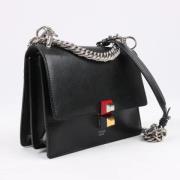 Pre-owned Leather handbags Fendi Vintage , Black , Dames