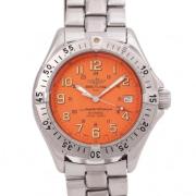 Pre-owned Stainless Steel watches Breitling Pre-owned , Orange , Heren