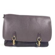 Pre-owned Leather louis-vuitton-bags Louis Vuitton Vintage , Purple , ...