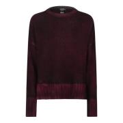 Luxe Merino Cashmere Zijde Sweaters Avant Toi , Purple , Dames