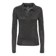 Zwart T-shirt Dameskleding Pinko , Black , Dames