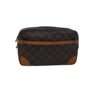 Pre-owned Canvas louis-vuitton-bags Louis Vuitton Vintage , Brown , Da...