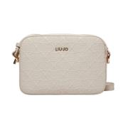 Champagne Camera Case met Hart Bedel Liu Jo , Beige , Dames