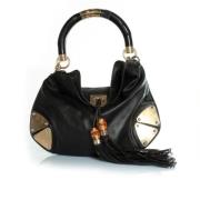 Pre-owned Leather gucci-bags Gucci Vintage , Black , Dames