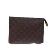 Pre-owned Canvas louis-vuitton-bags Louis Vuitton Vintage , Brown , Da...