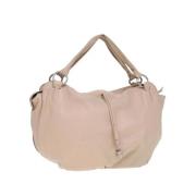 Pre-owned Leather totes Celine Vintage , Beige , Dames