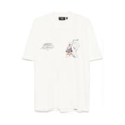 T-shirt met Grafische Print en Ronde Hals Represent , White , Heren