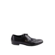 Pre-owned Leather flats Prada Vintage , Black , Heren